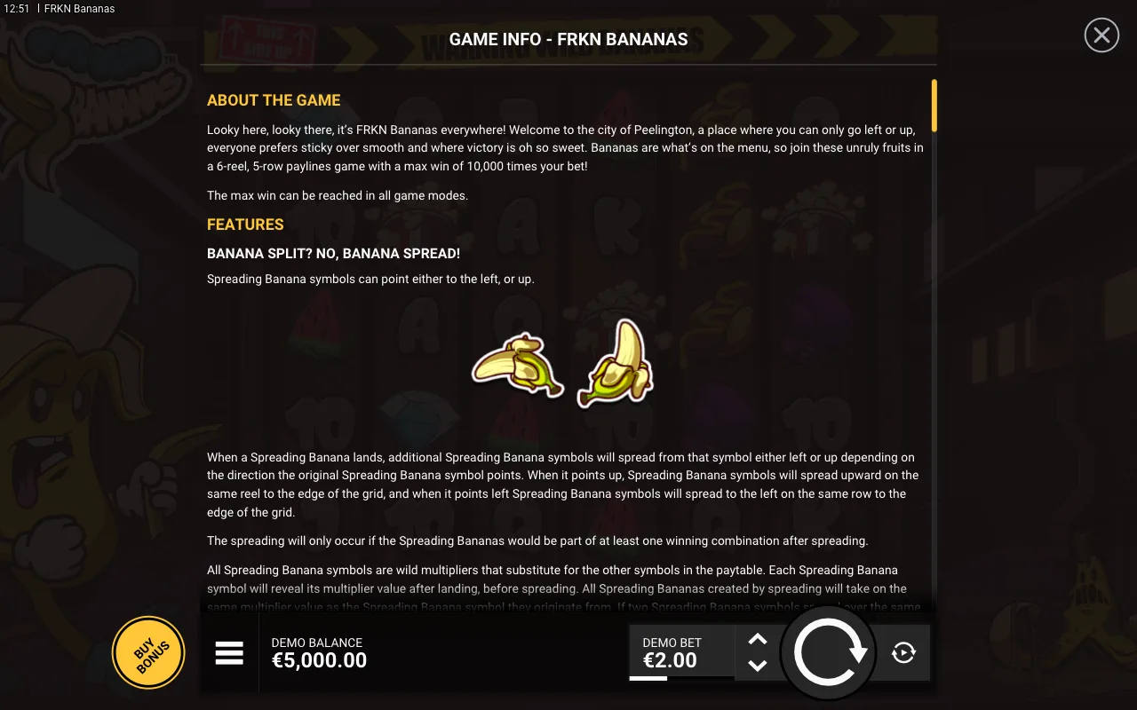 Game rules, page 1 — FRKN Bananas