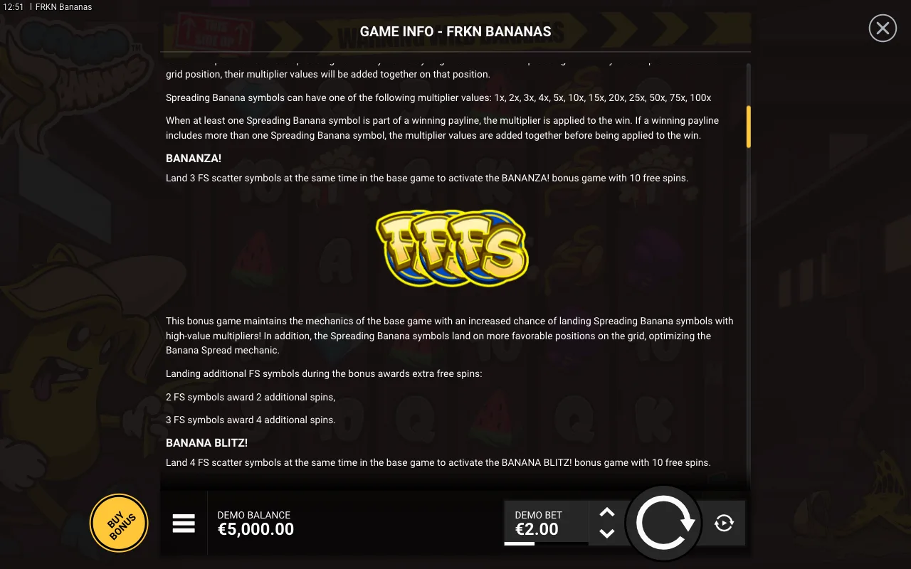 Game rules, page 2 — FRKN Bananas