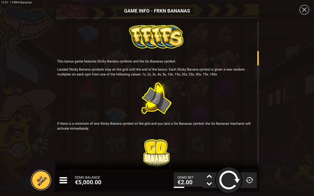 Game rules, page 3 — FRKN Bananas
