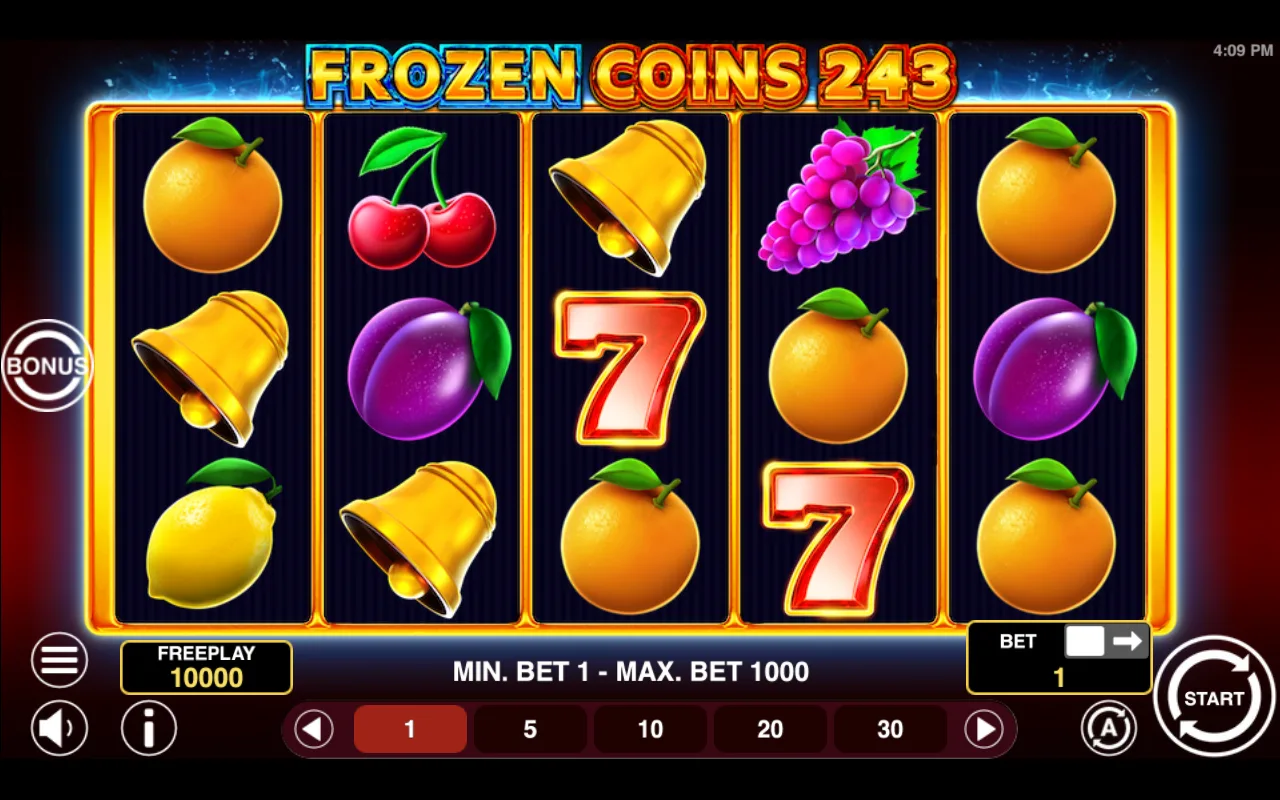 The base game — Frozen Coins 243