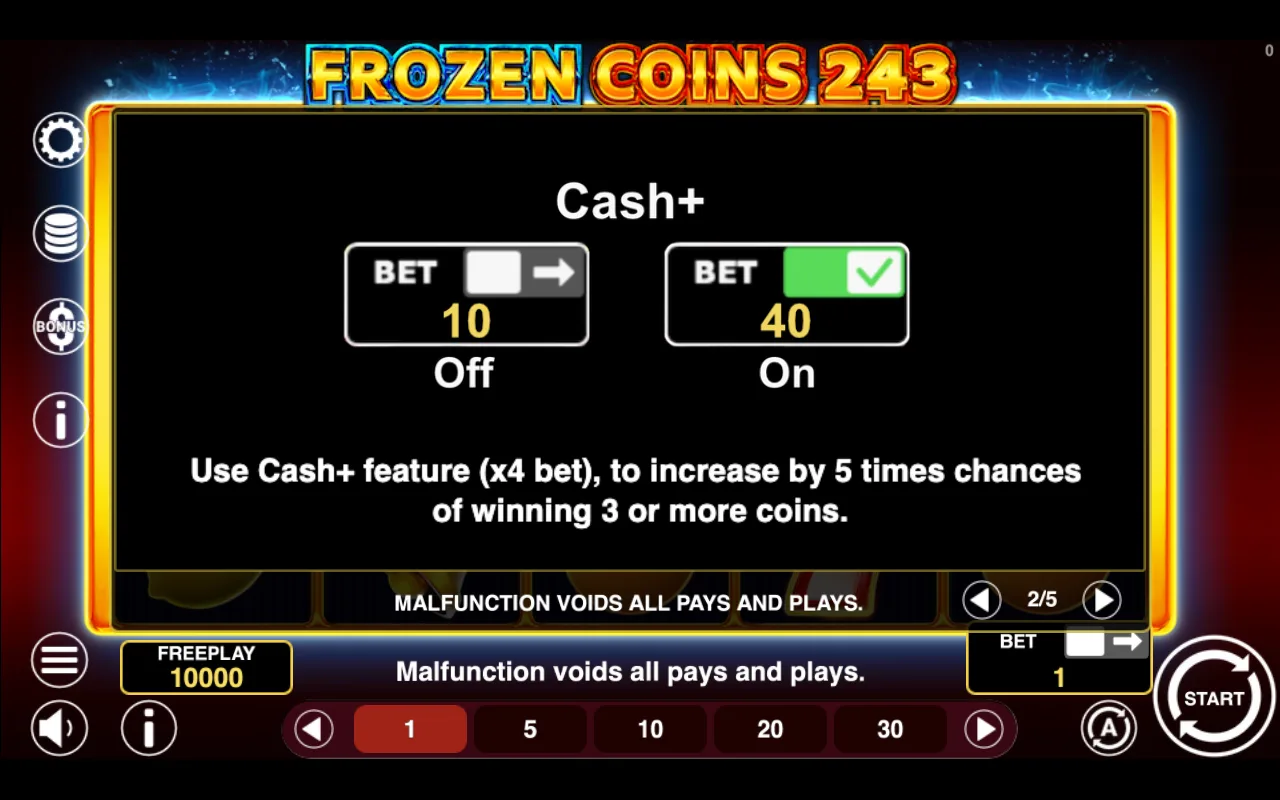 Game rules, page 2 — Frozen Coins 243