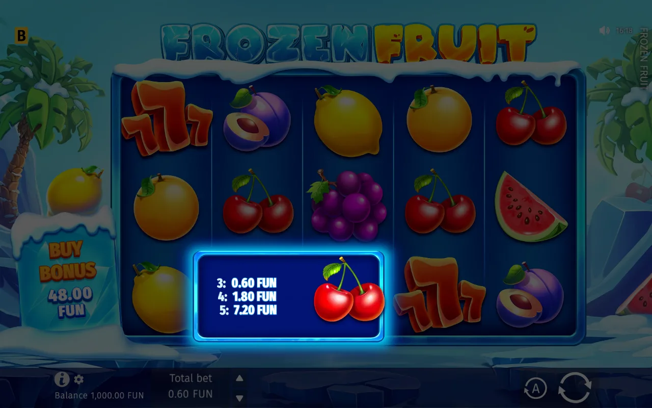 The base game — Frozen Fruit