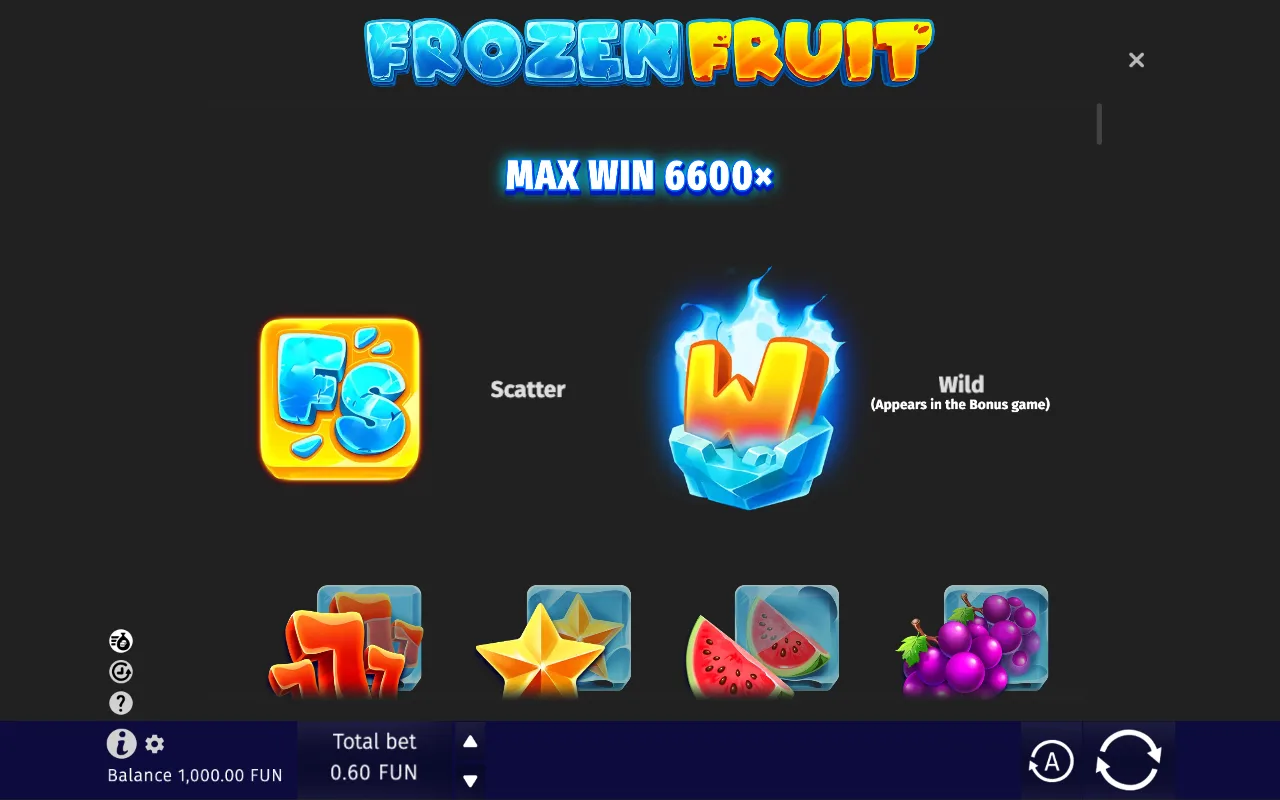 Game rules, page 1 — Frozen Fruit