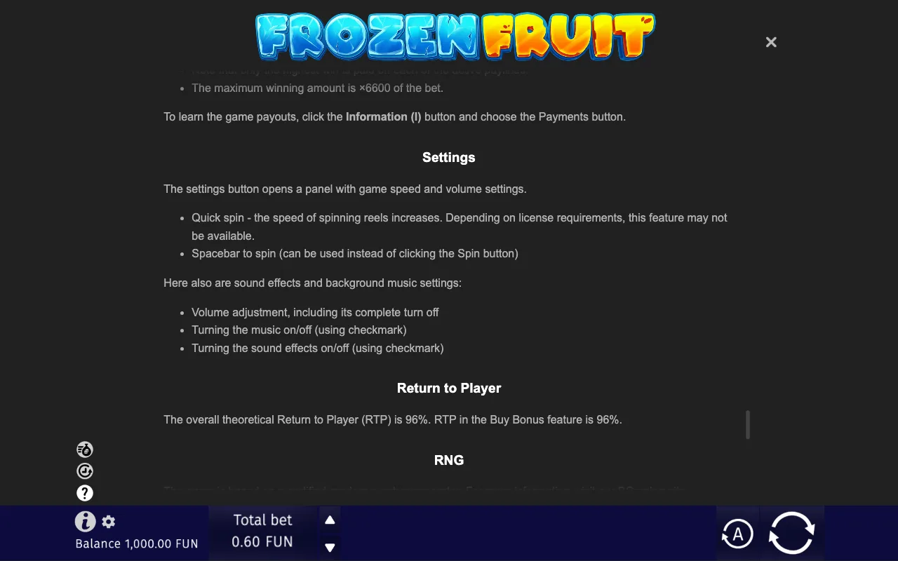 Game rules, page 10 — Frozen Fruit