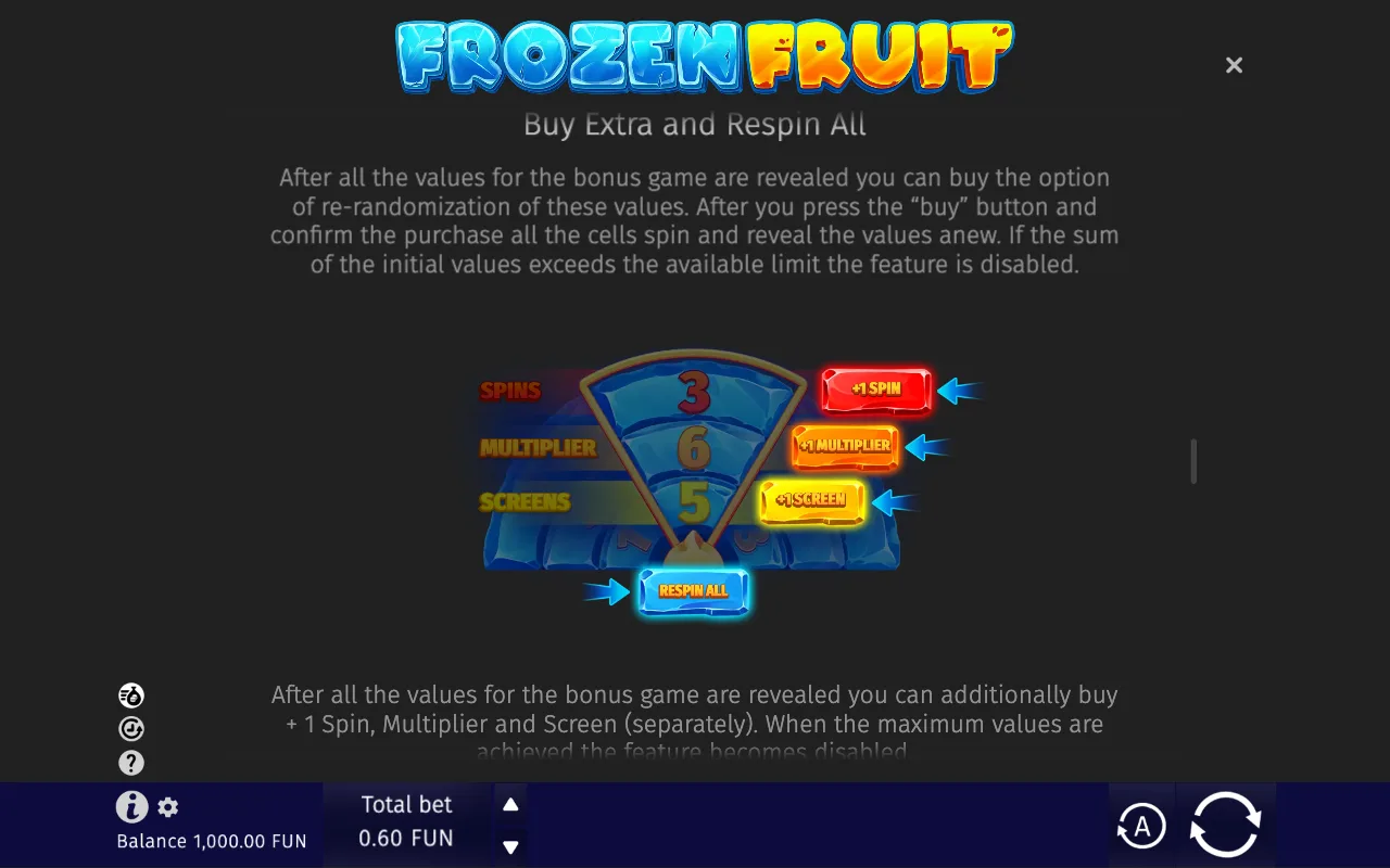 Game rules, page 5 — Frozen Fruit