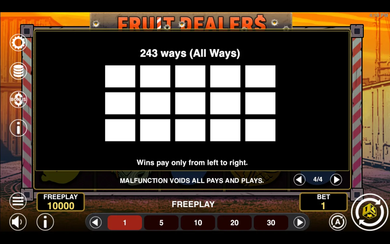 Game rules, page 4 — Fruit Dealers