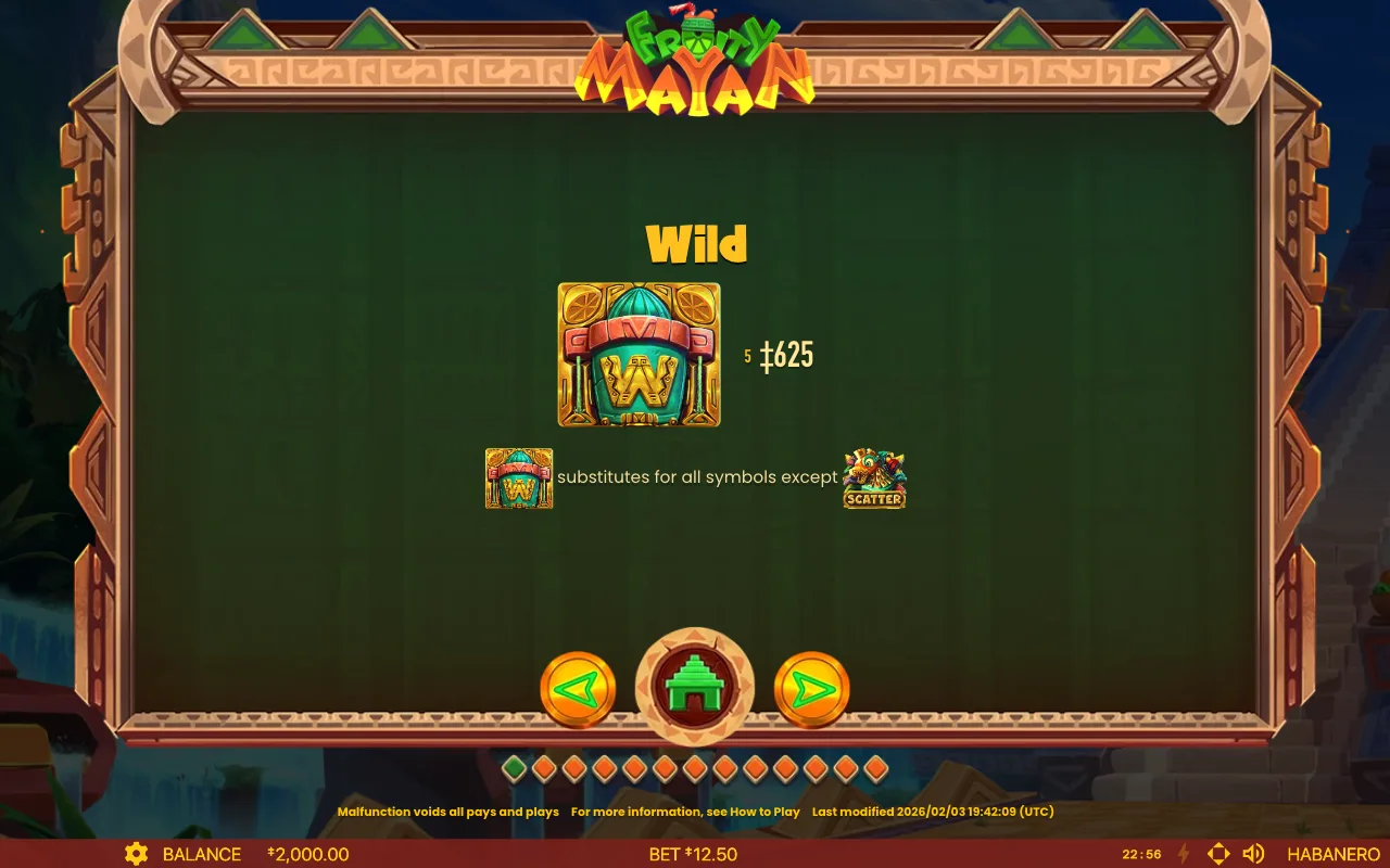 Game rules, page 3 — Fruity Mayan
