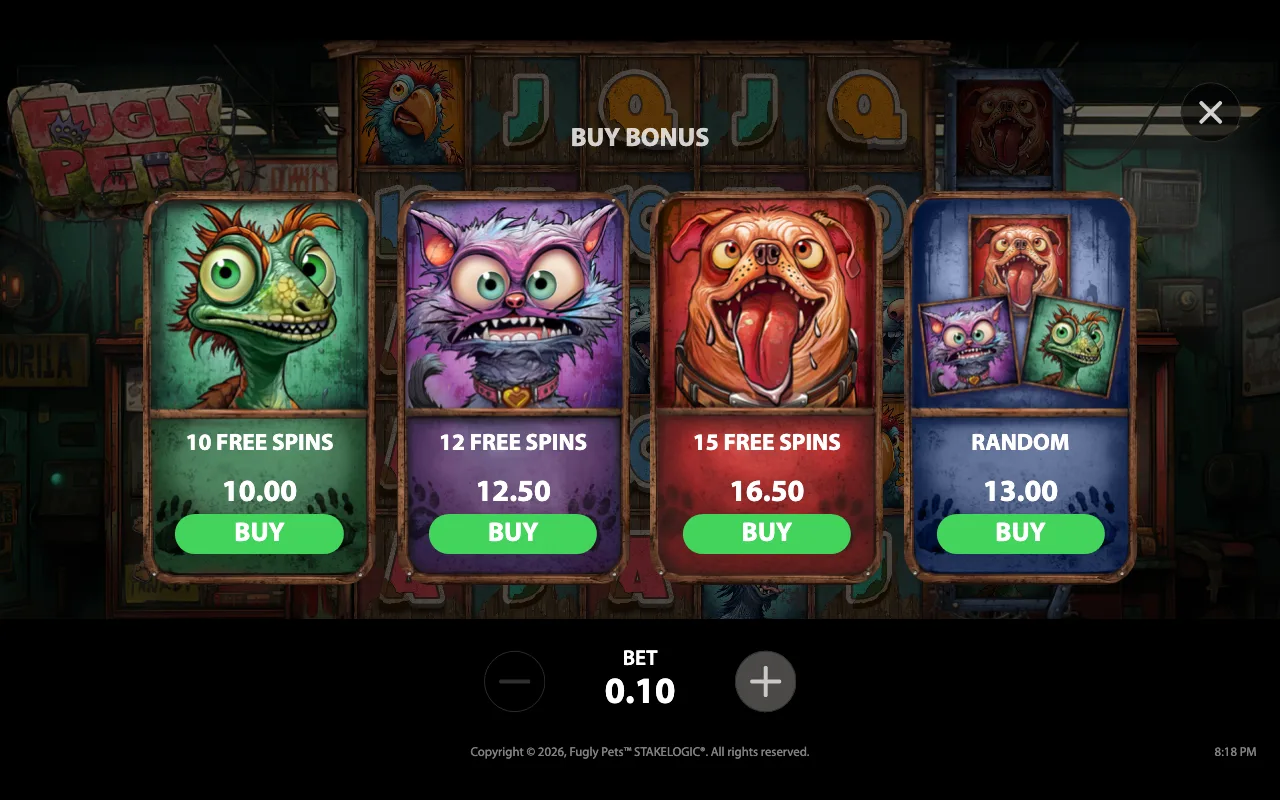 Buying the feature — Fugly Pets