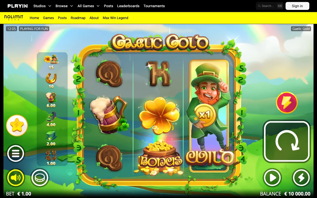 The base game — Gaelic Gold