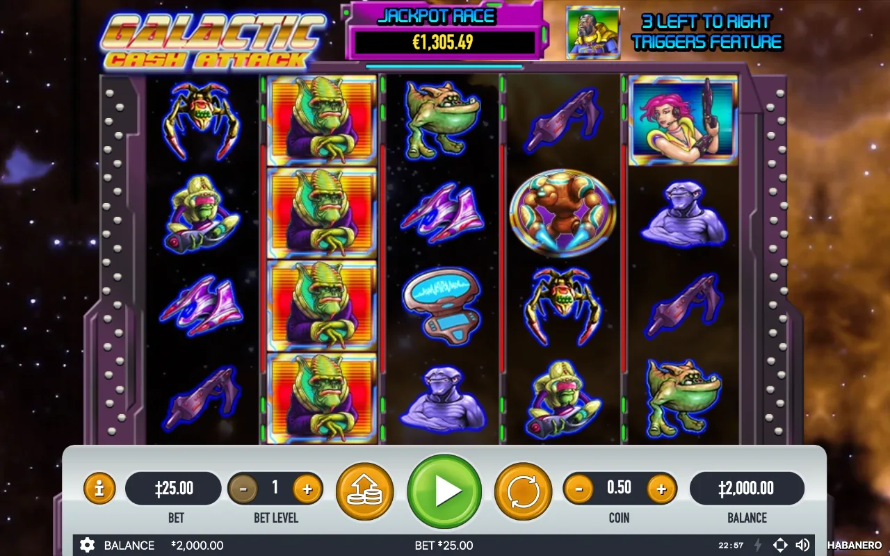 Das Basisspiel — Galactic Cash