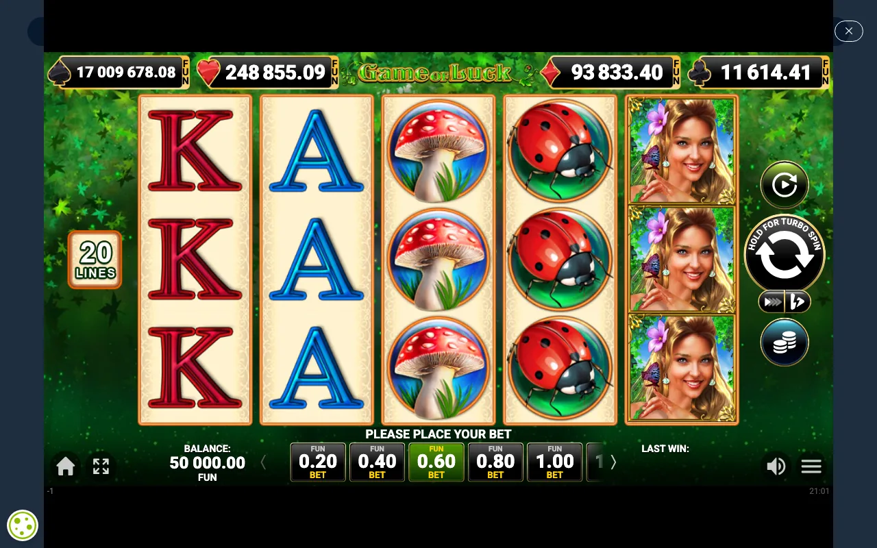 The base game — Game of Luck