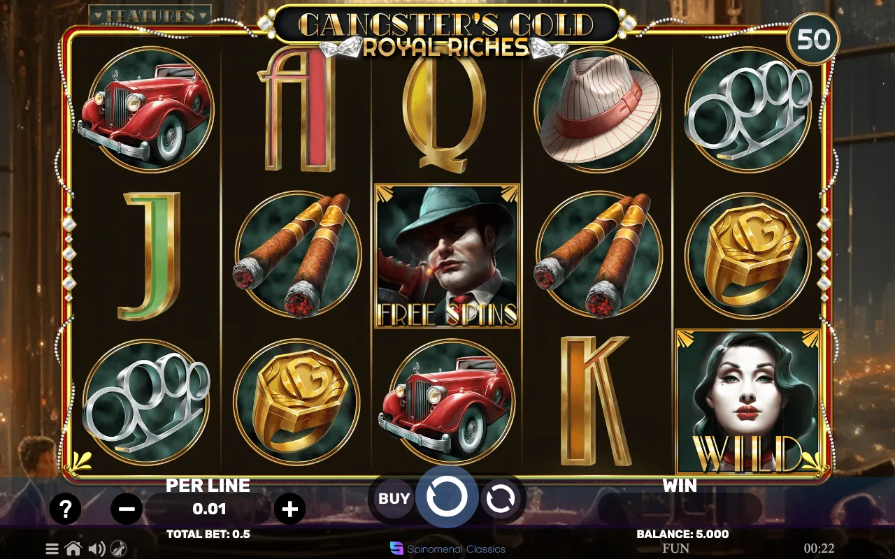 The base game — Gangsters Gold Royal Riches