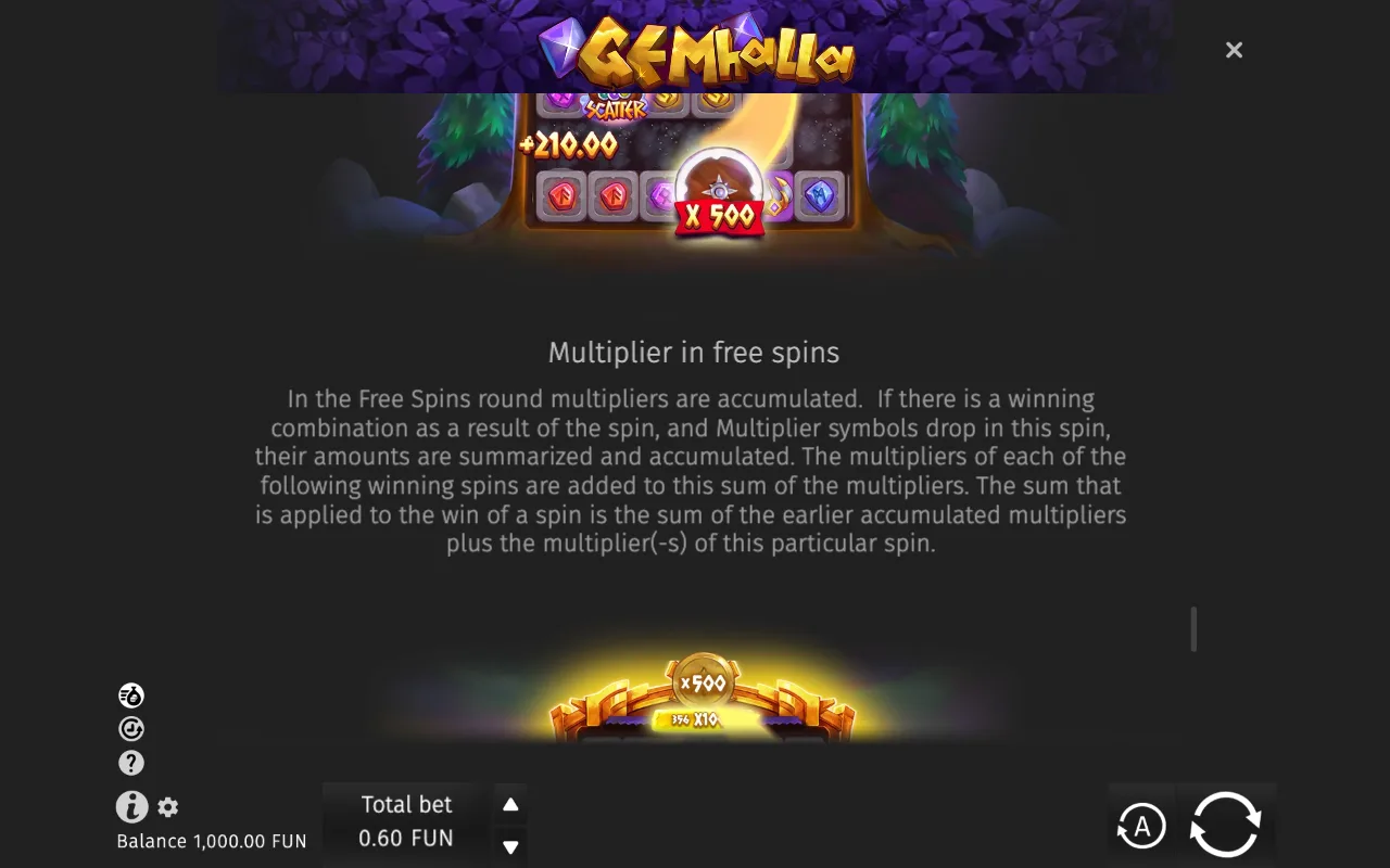Game rules, page 4 — Gemhalla