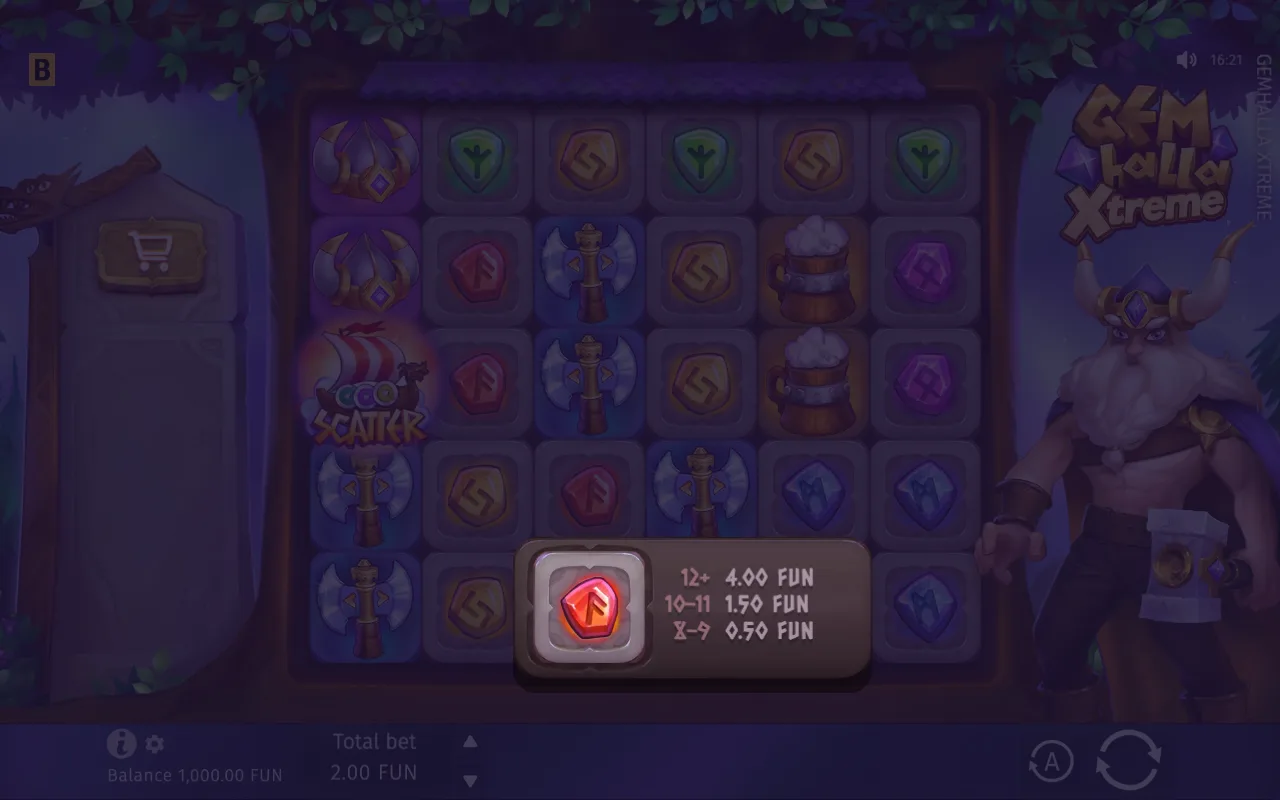 The base game — Gemhalla Xtreme