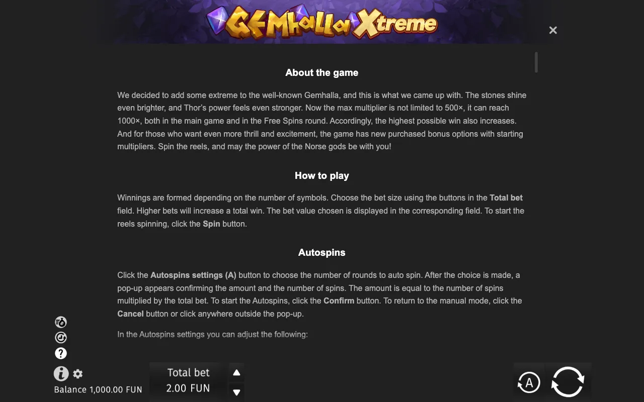 Game rules, page 6 — Gemhalla Xtreme
