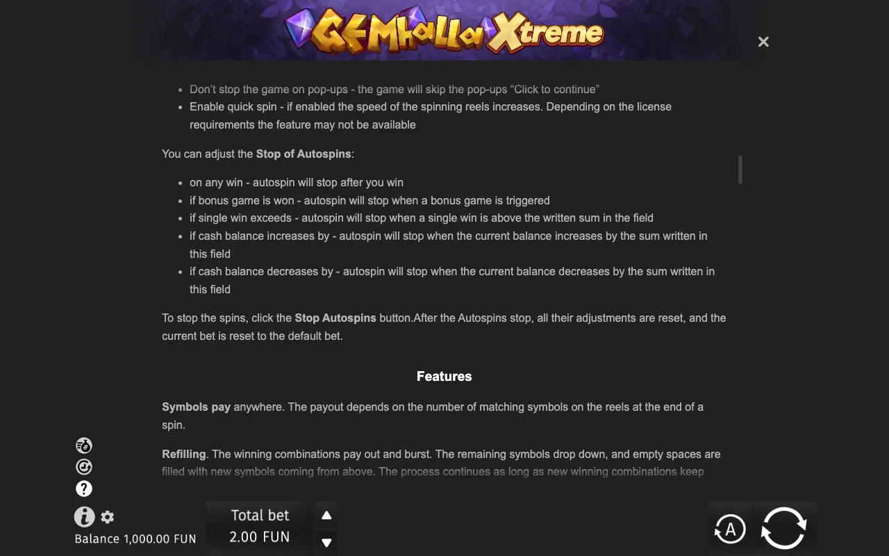 Game rules, page 7 — Gemhalla Xtreme