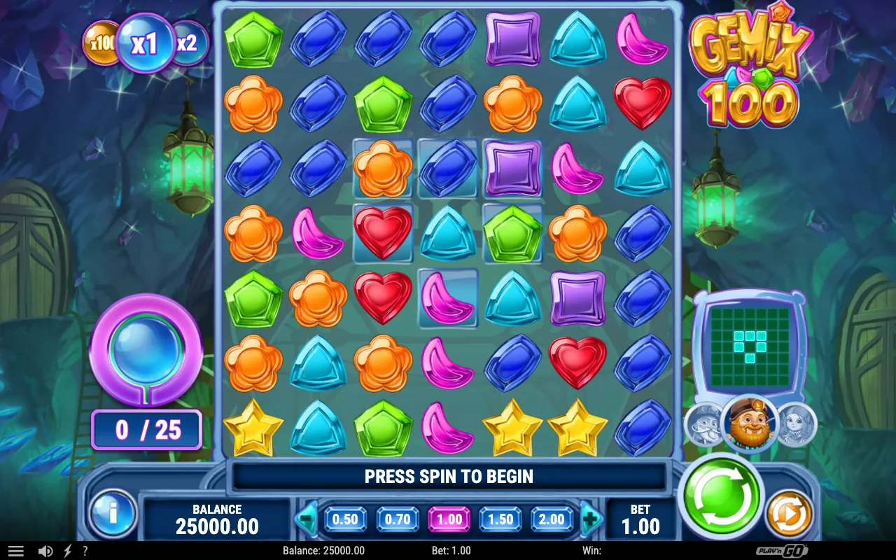 The base game — Gemix 100