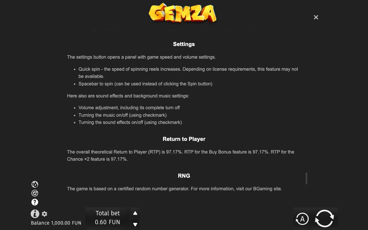 Game rules, page 10 — Gemza