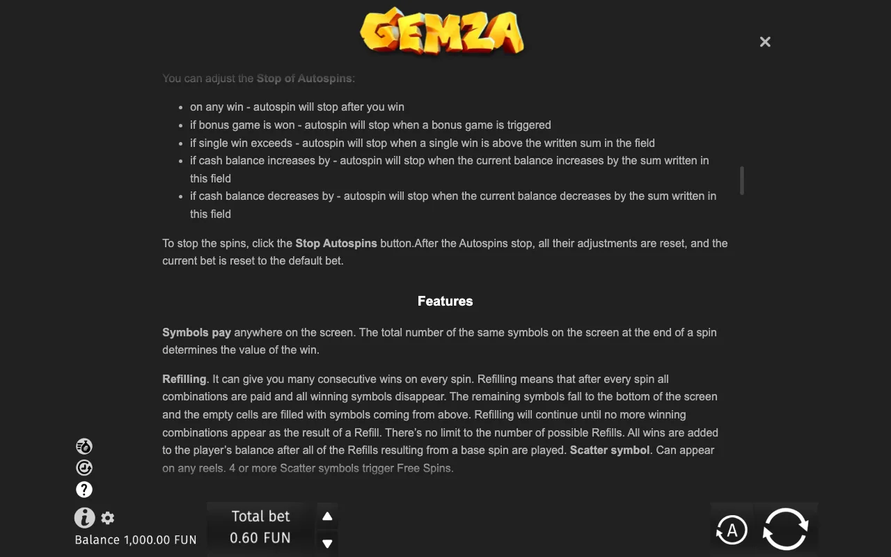 Game rules, page 7 — Gemza