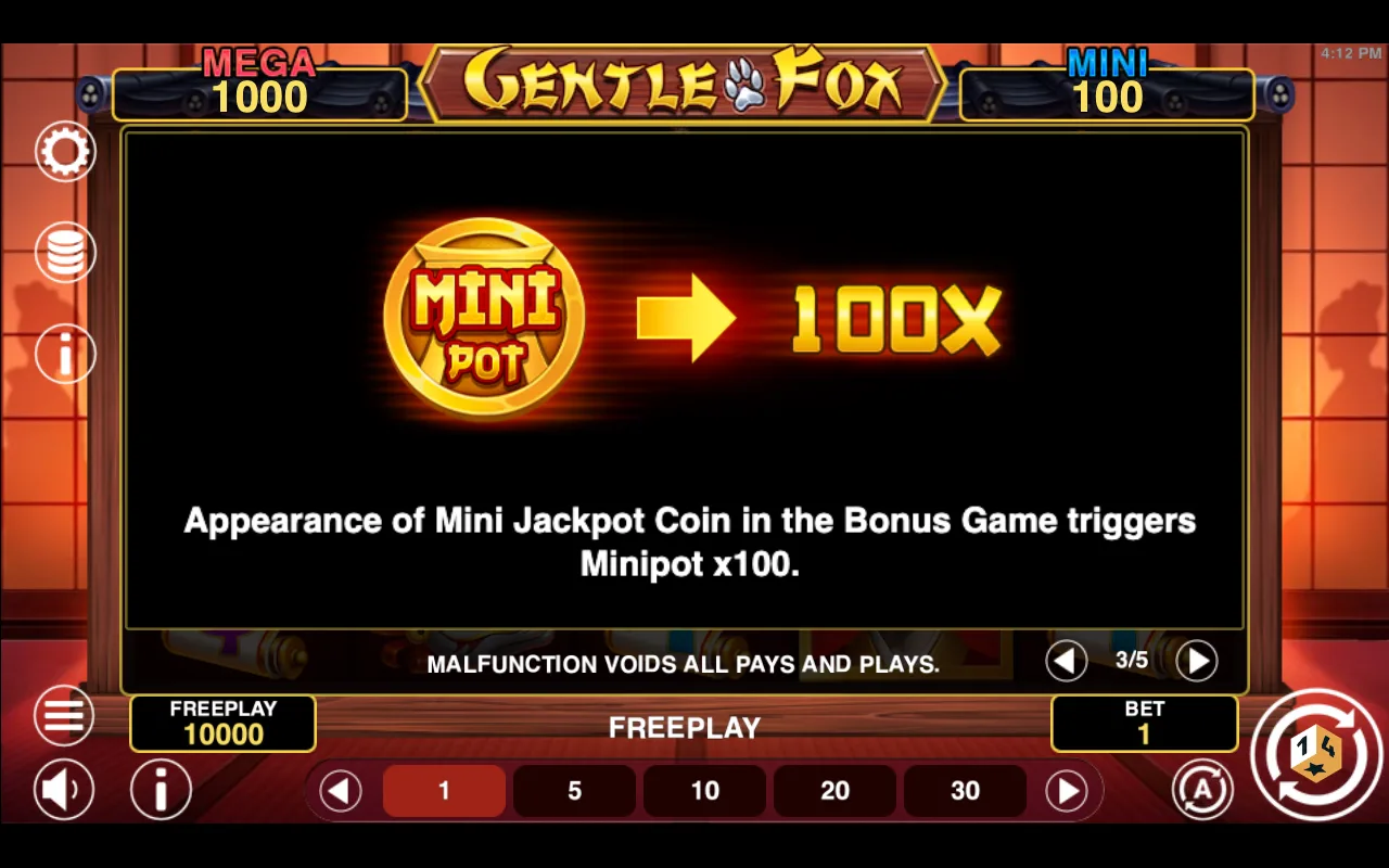 Game rules, page 3 — Gentle Fox Hold And Win