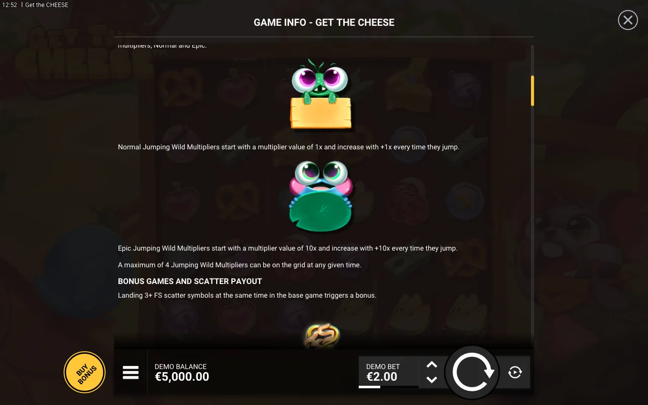 Game rules, page 2 — Get the Cheese