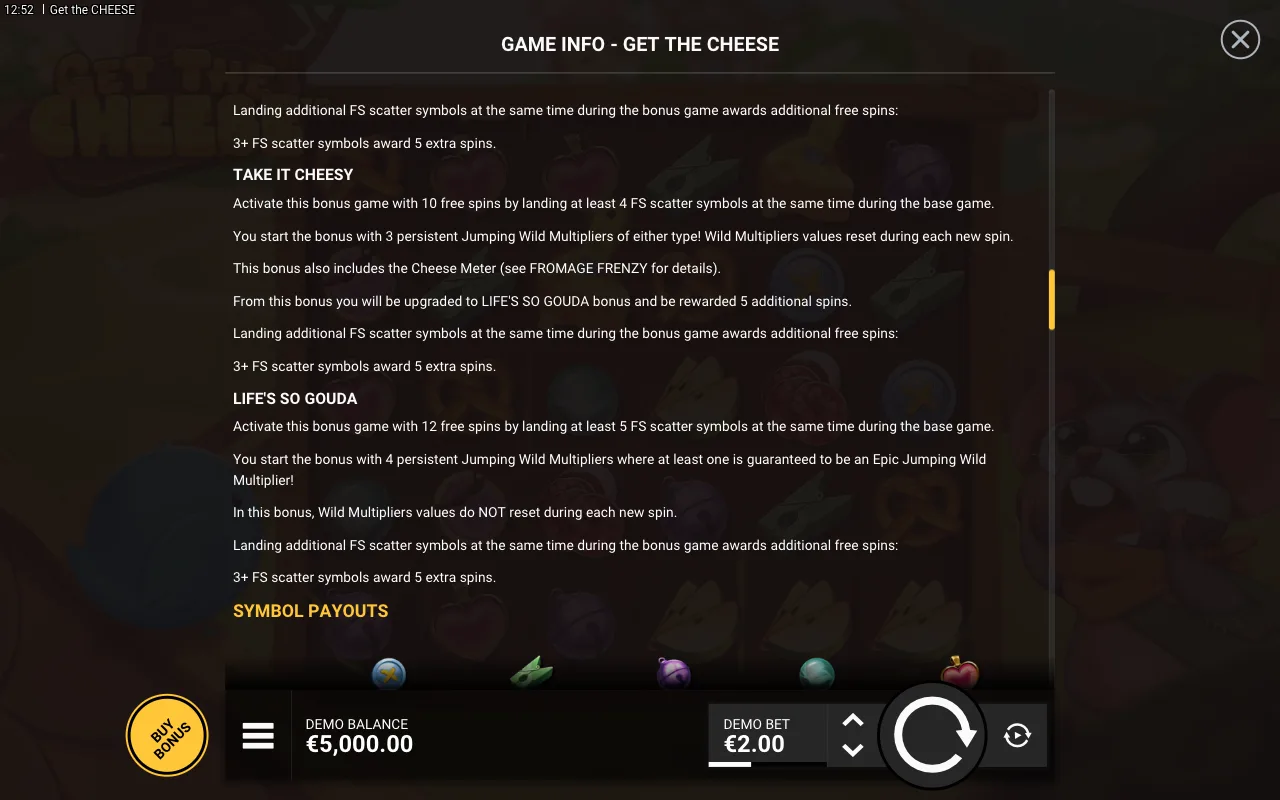Game rules, page 4 — Get the Cheese