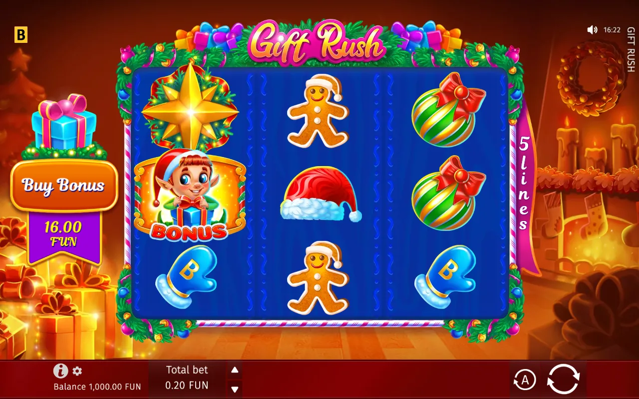 The base game — Gift Rush