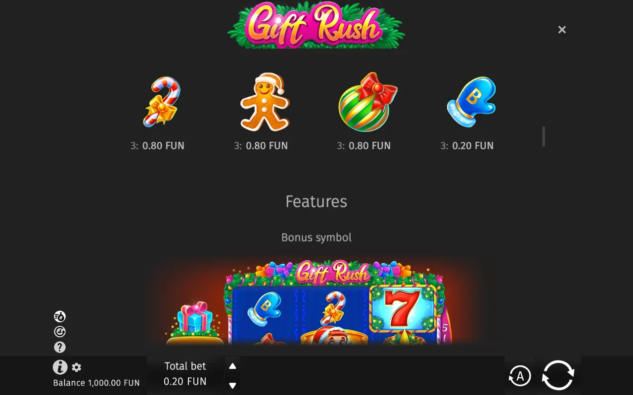 Game rules, page 2 — Gift Rush
