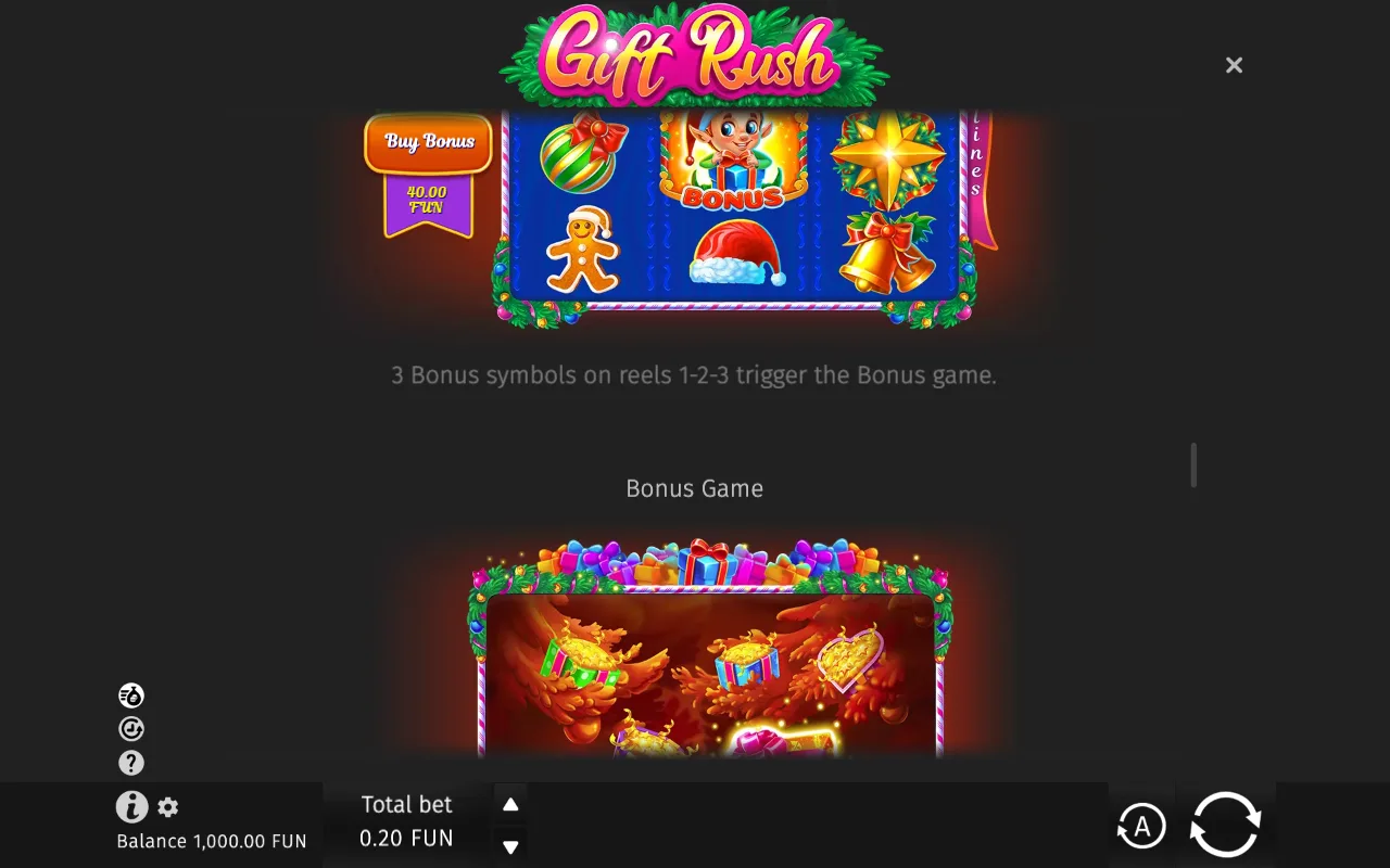 Game rules, page 3 — Gift Rush