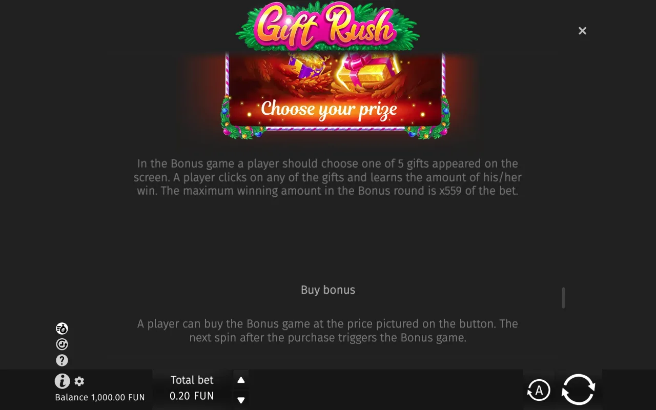 Game rules, page 4 — Gift Rush