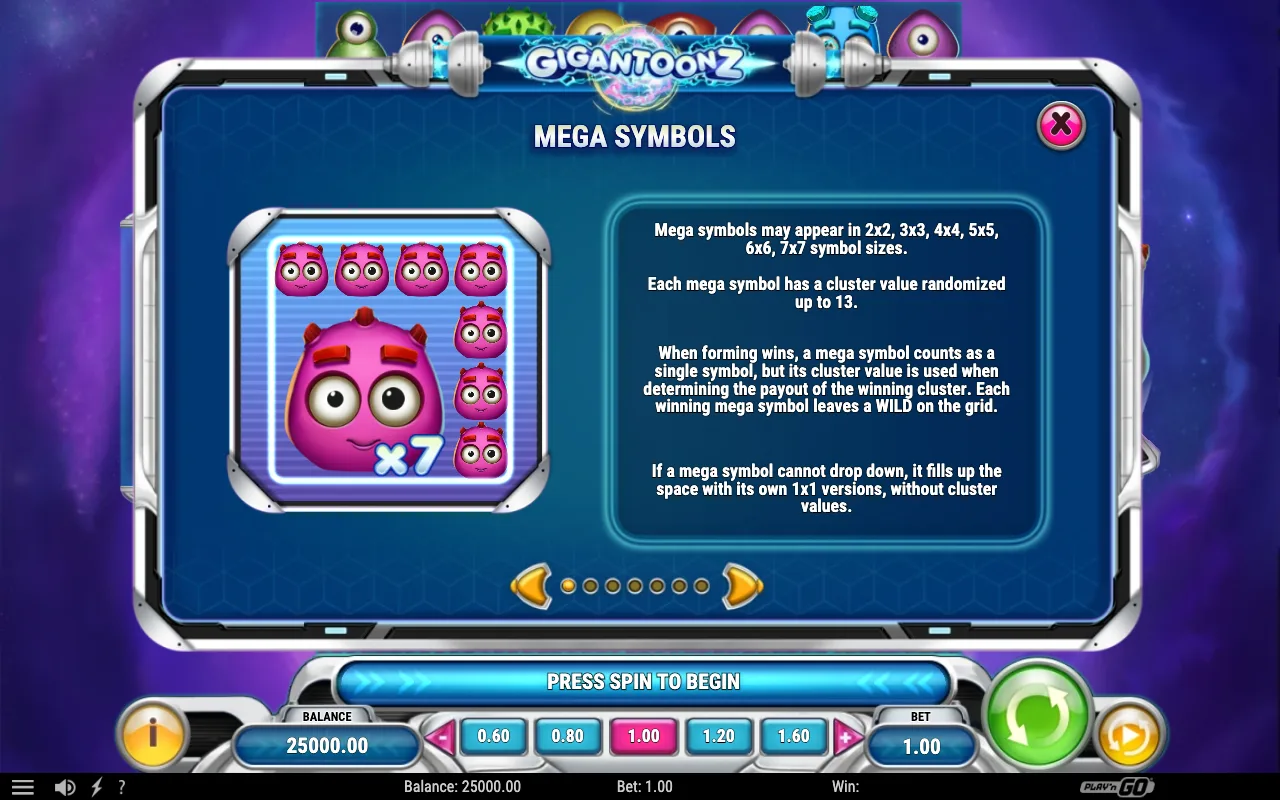 Mega symbols — Gigantoonz