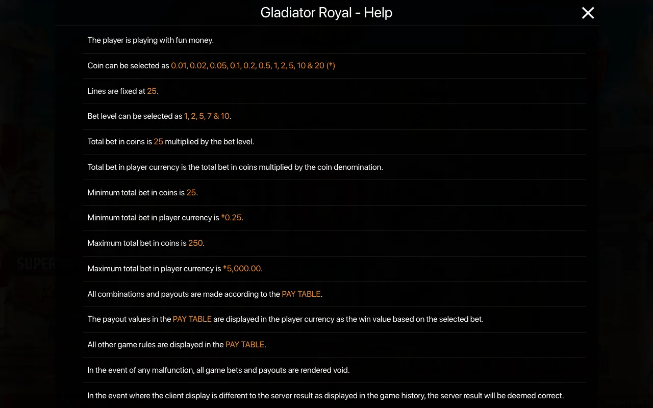 Règles du jeu, page 1 — Gladiator Royal