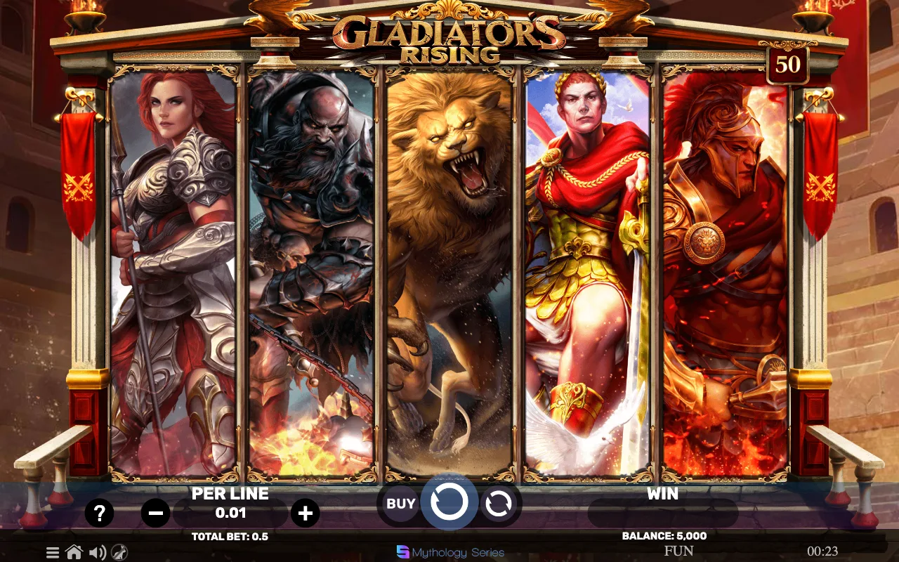 The base game — Gladiators Rising