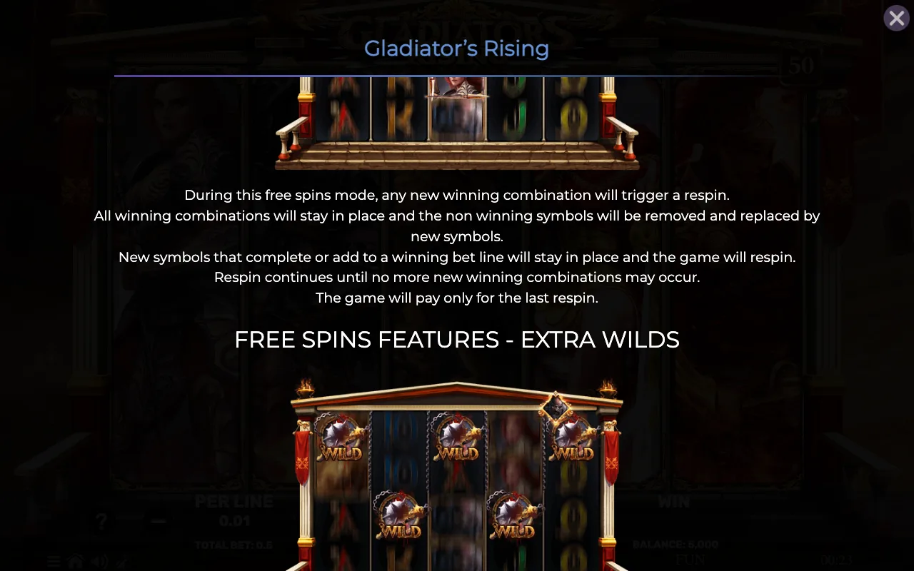 Game rules, page 2 — Gladiators Rising