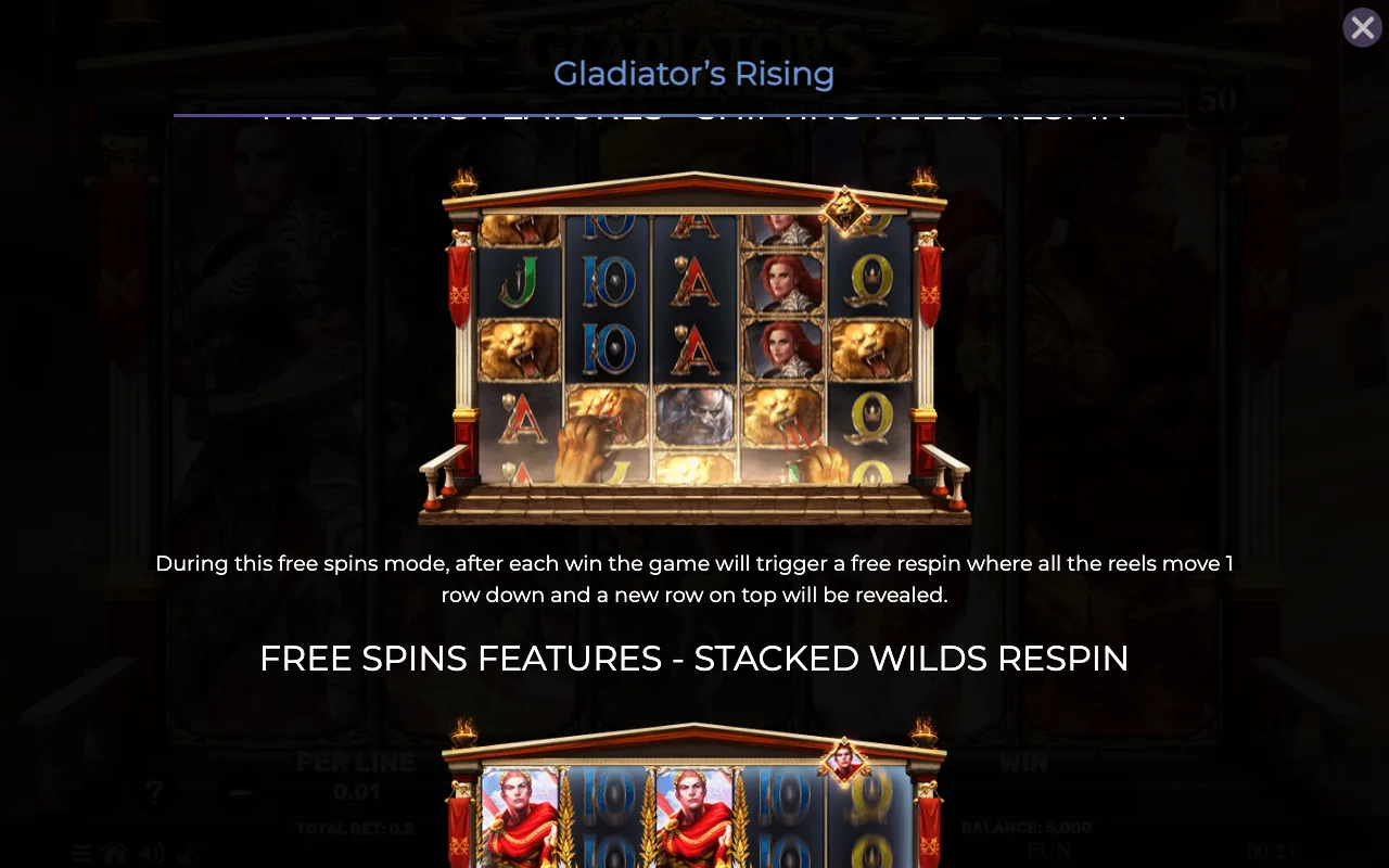 Game rules, page 3 — Gladiators Rising