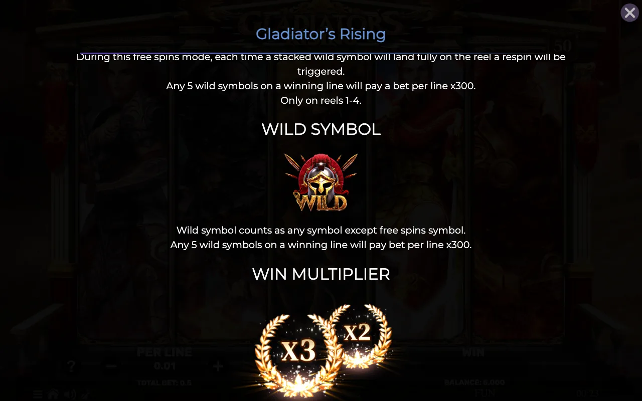 Wild symbol — Gladiators Rising
