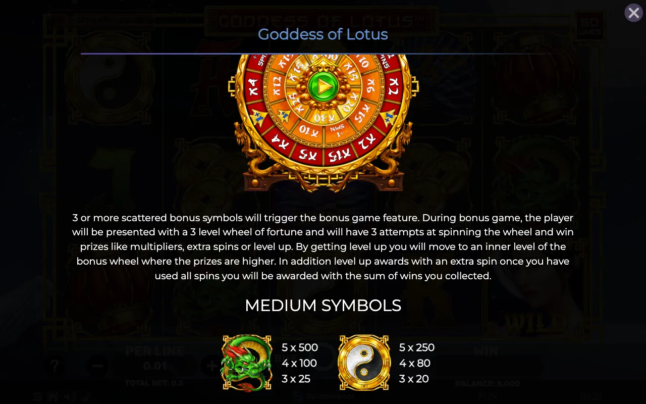 Game rules, page 4 — Goddess of Lotus