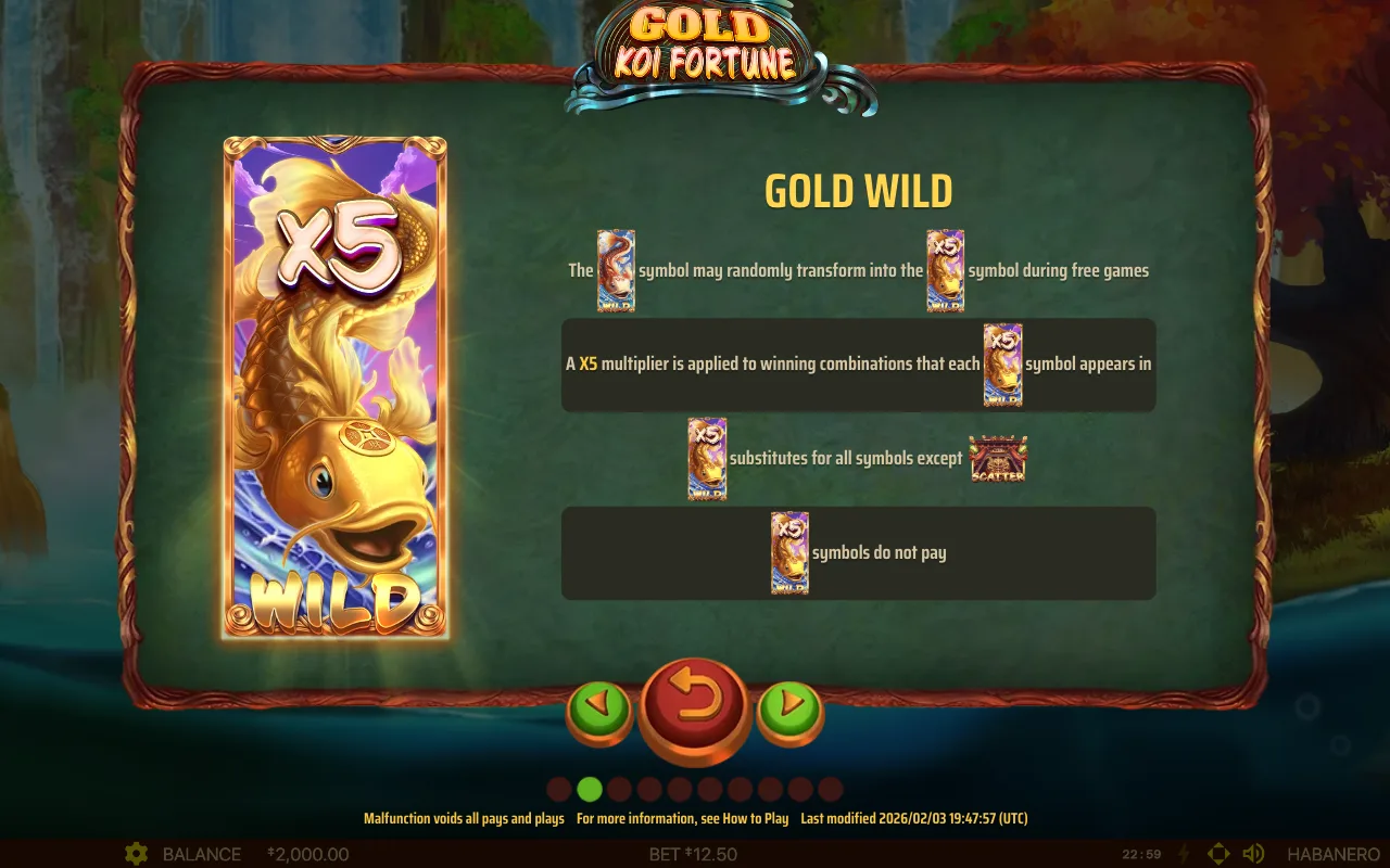 Spielregeln, Seite 4 — Gold Koi Fortune