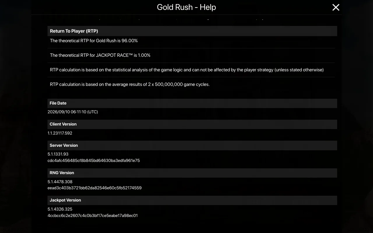 Game rules, page 2 — Gold Rush