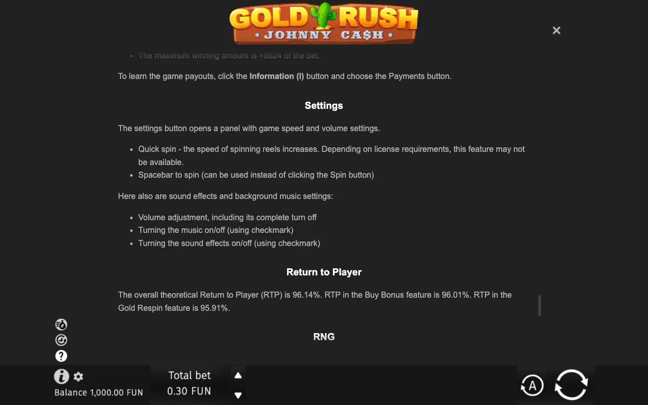 Game rules, page 10 — Gold Rush with Johnny Cash