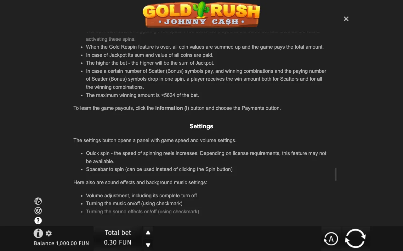 Game rules, page 9 — Gold Rush with Johnny Cash