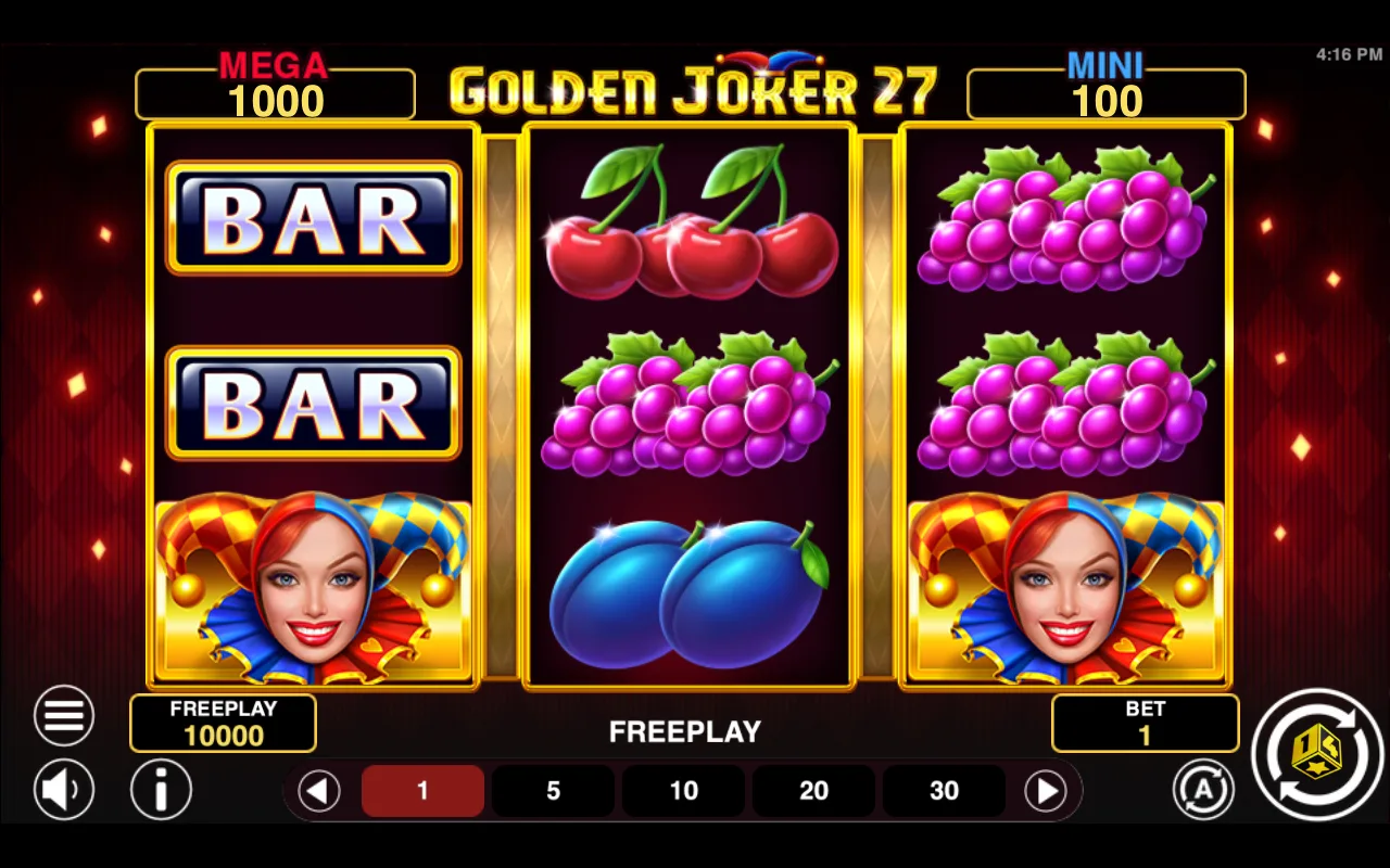 The base game — Golden Joker 27