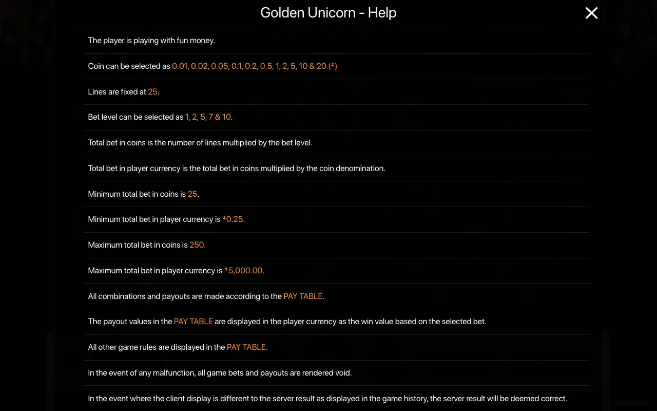 Spielregeln, Seite 1 — Golden Unicorn