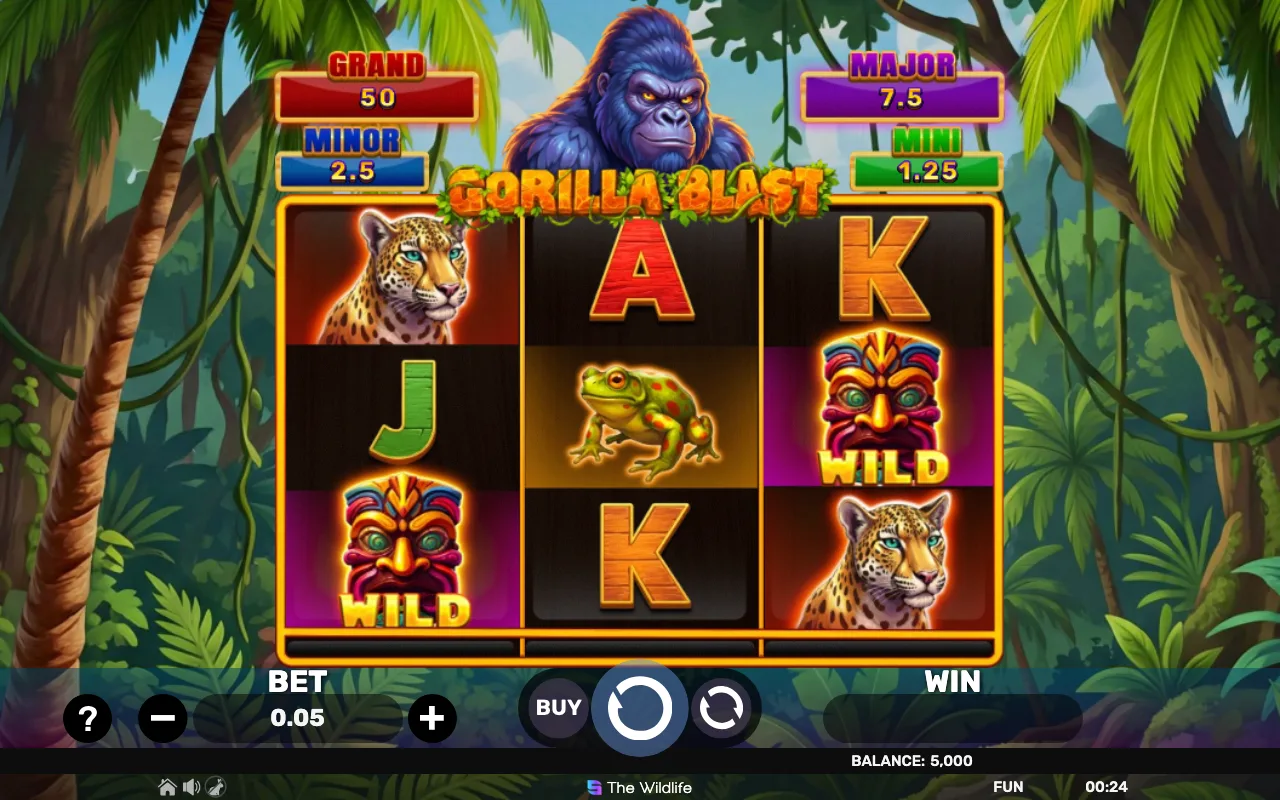 The base game — Gorilla Blast Holdhit 3x3