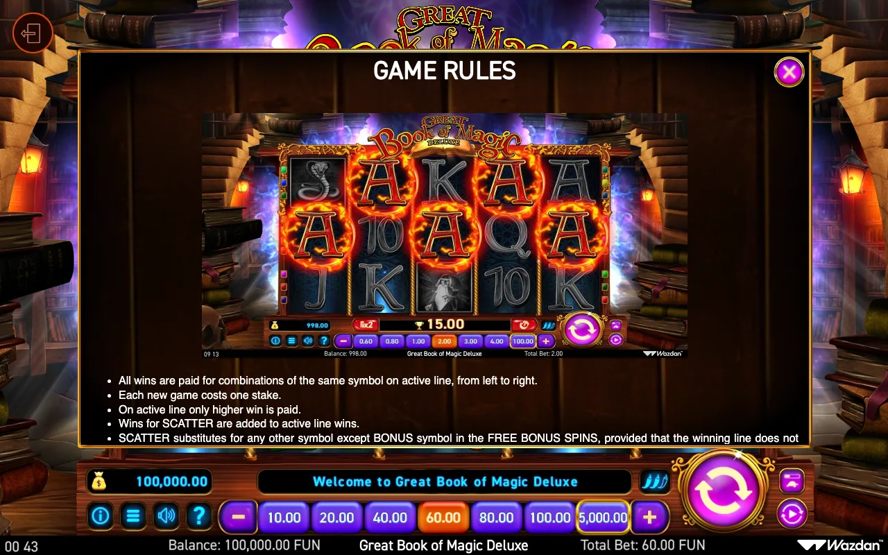 Game rules, page 3 — Great Book of Magic Deluxe