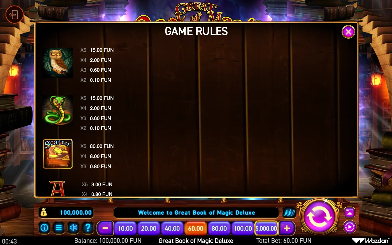 Game rules, page 4 — Great Book of Magic Deluxe