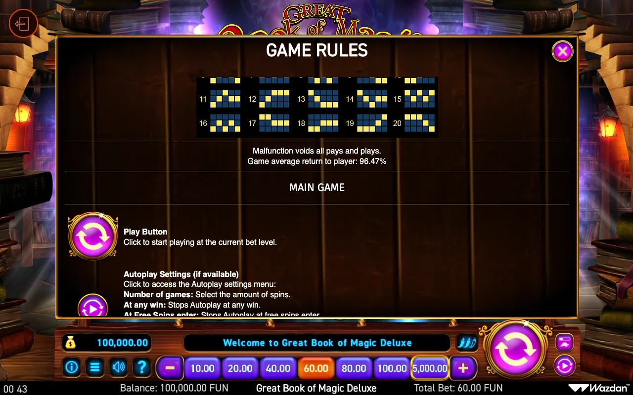 Game rules, page 5 — Great Book of Magic Deluxe