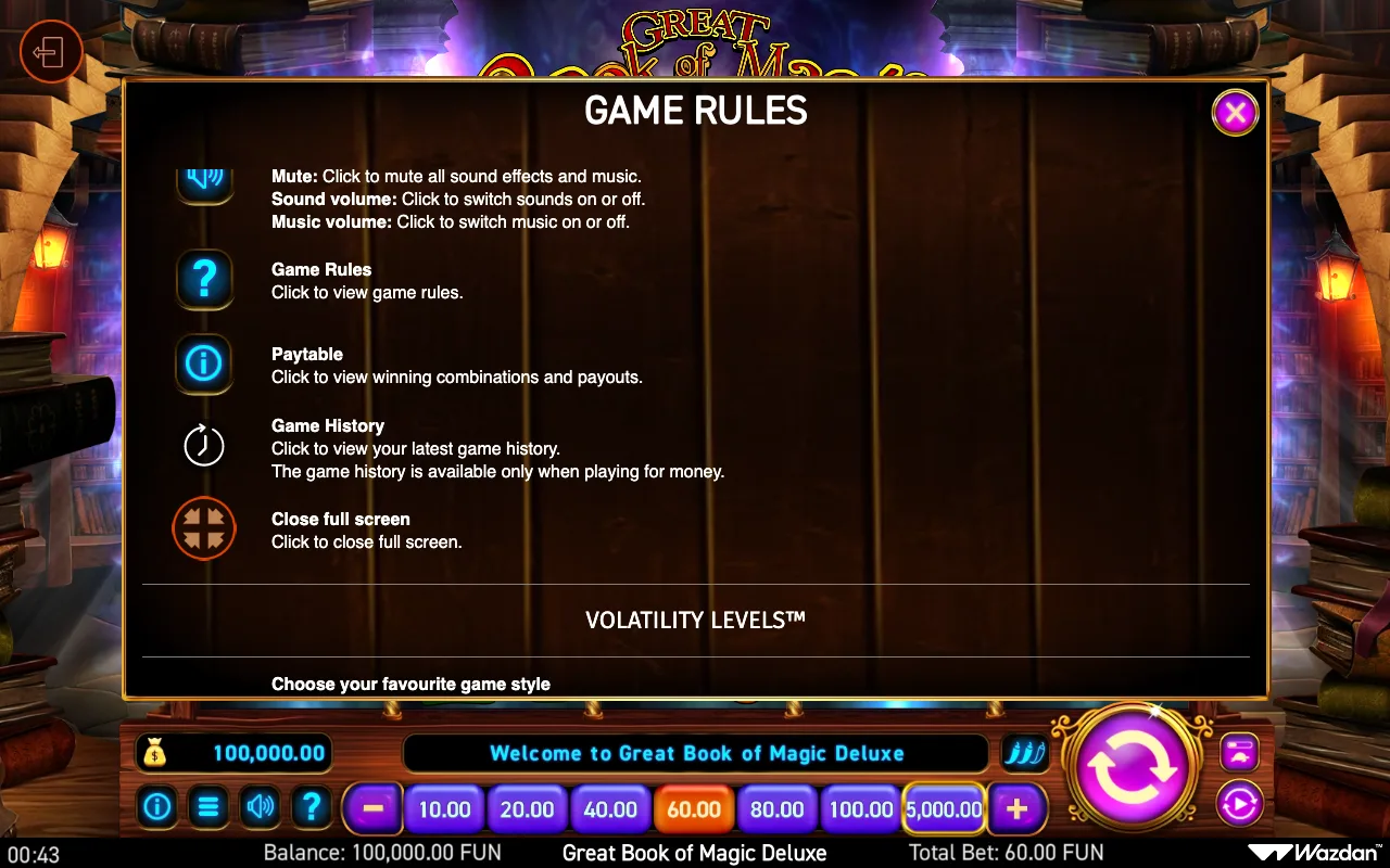 Game rules, page 6 — Great Book of Magic Deluxe