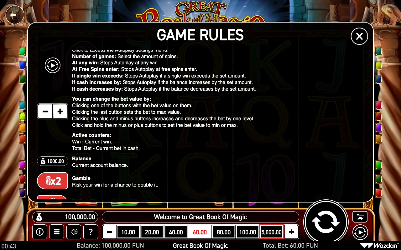 Game rules, page 5 — Great Book of Magic