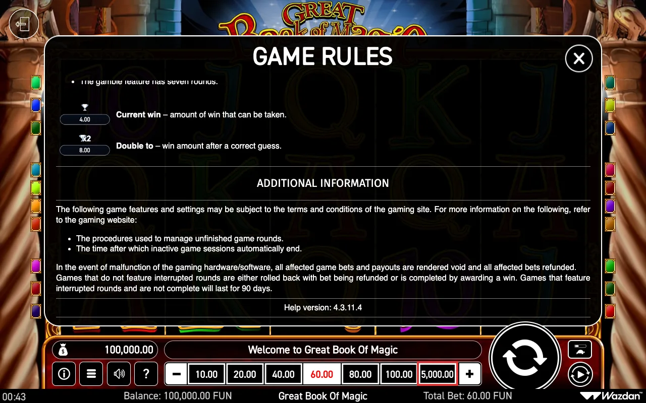 Game rules, page 7 — Great Book of Magic